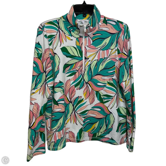 Top Long Sleeve By Talbots In Multi-colored, Size: L