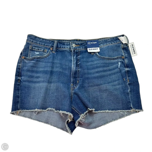 Shorts By Old Navy In Blue Denim, Size: 16