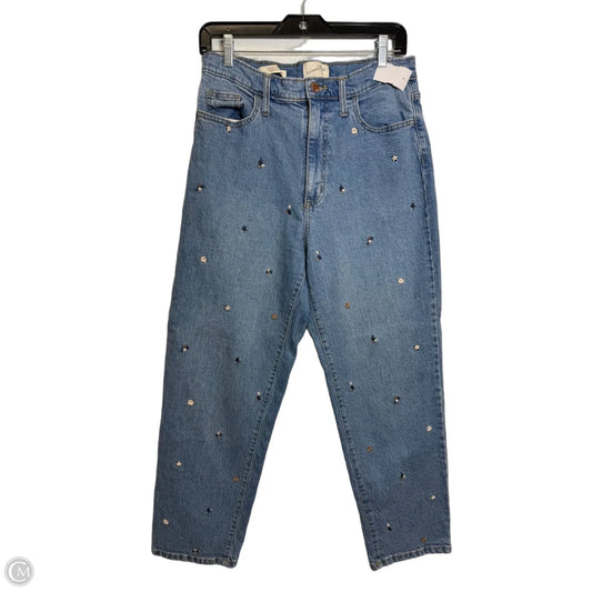Jeans Cropped By Universal Thread In Blue Denim, Size: 8