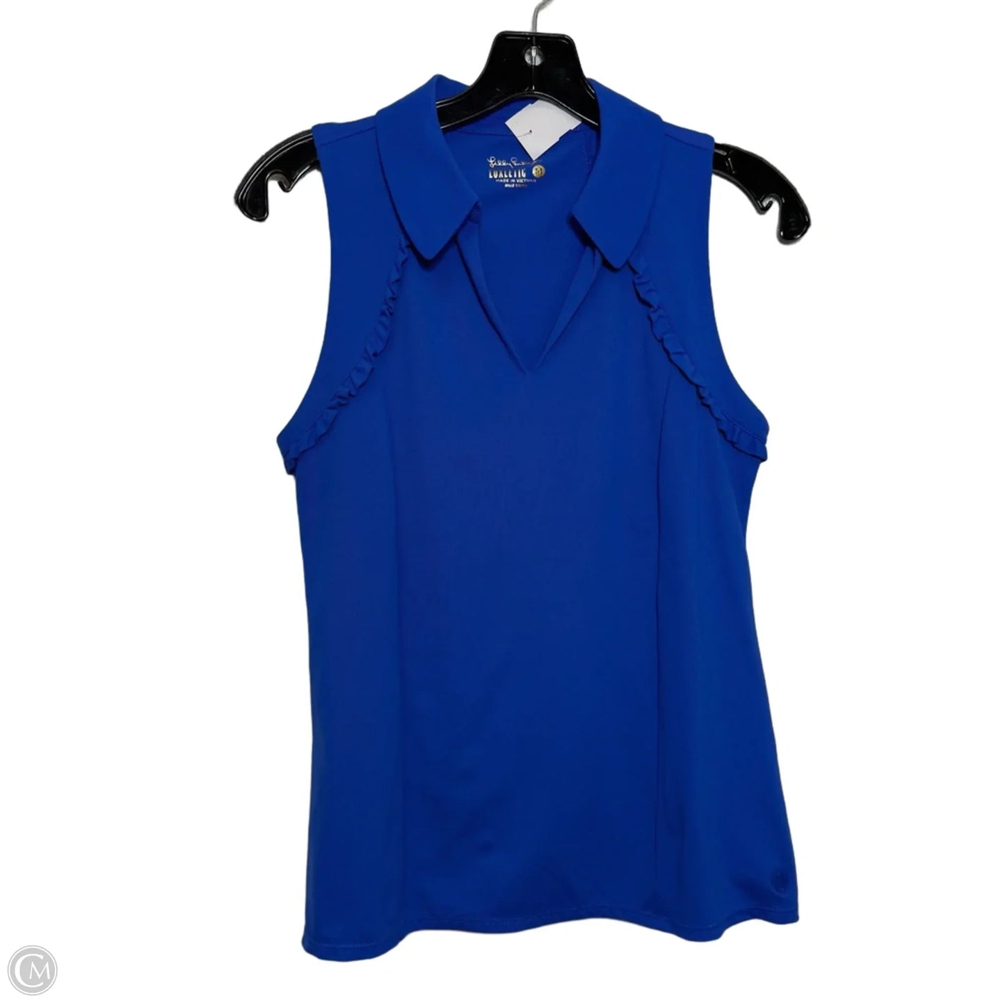 Top Sleeveless Designer By Lilly Pulitzer In Blue, Size: M