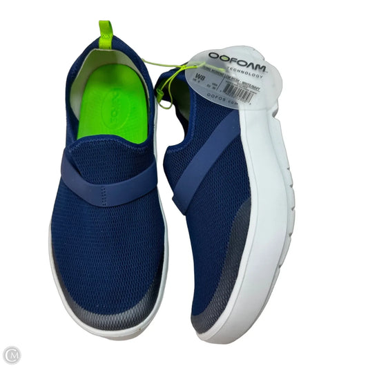 Shoes Sneakers By Oofos In Navy, Size: 8