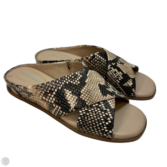 Sandals Flats By Easy Spirit In Snakeskin Print, Size: 7.5