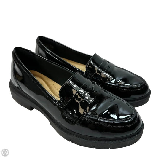 Shoes Flats By Clarks In Black, Size: 7.5