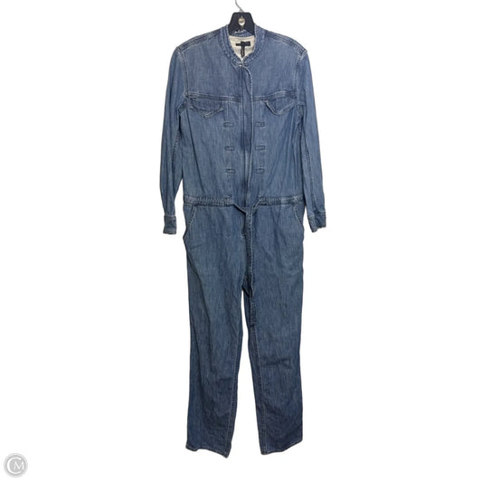 Jumpsuit By Rag And Bone In Blue Denim, Size: S