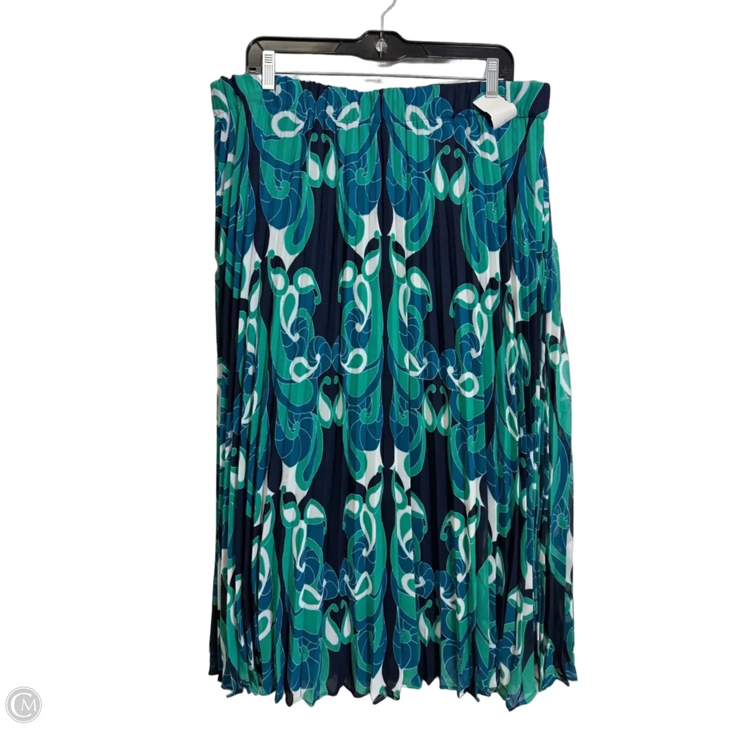 Skirt Midi By Liz Claiborne In Green, Size: Xxl