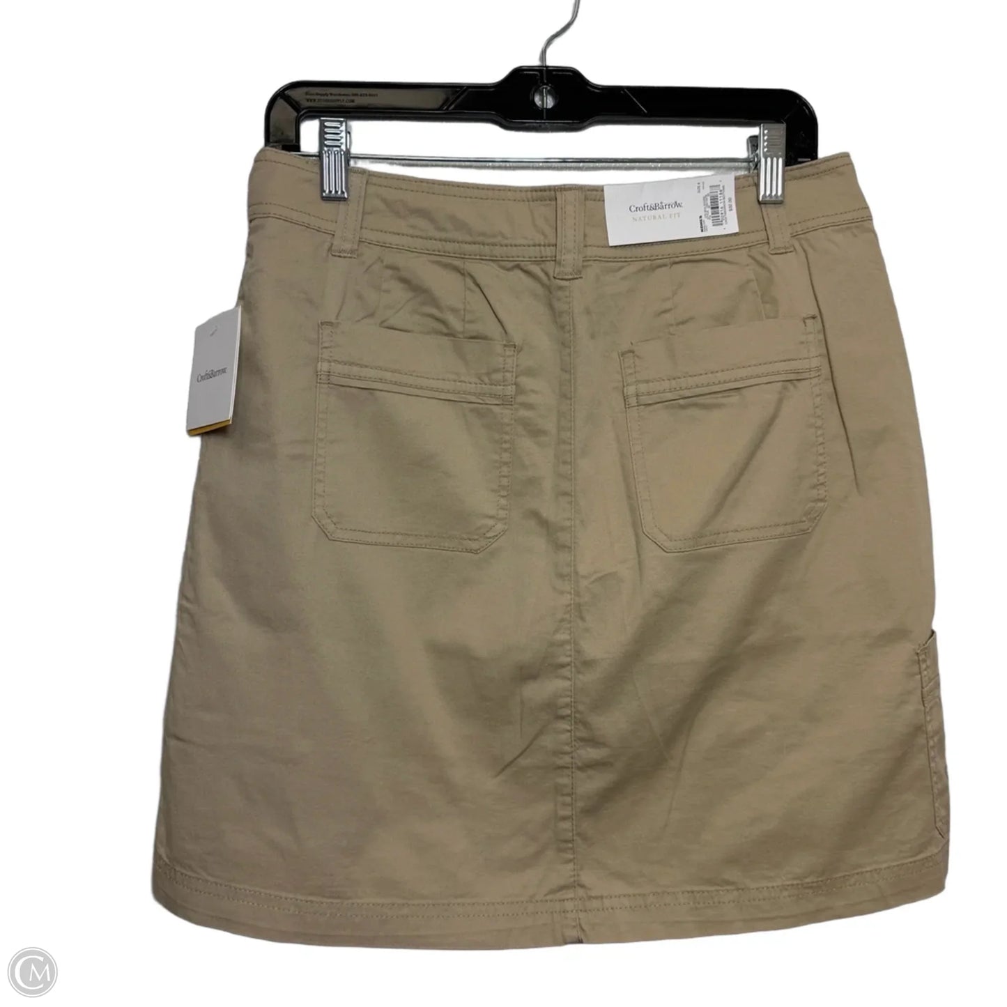 Skort By Croft And Barrow In Tan, Size: 8