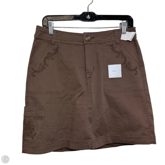 Skort By Croft And Barrow In Brown, Size: 8