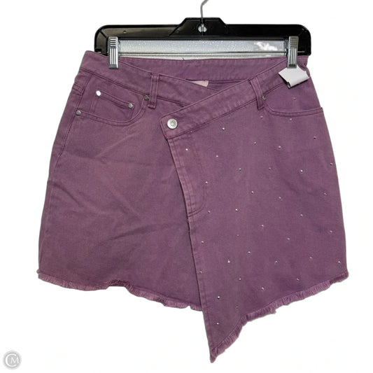 Skirt Mini & Short By Peach Love Cream California In Purple, Size: M