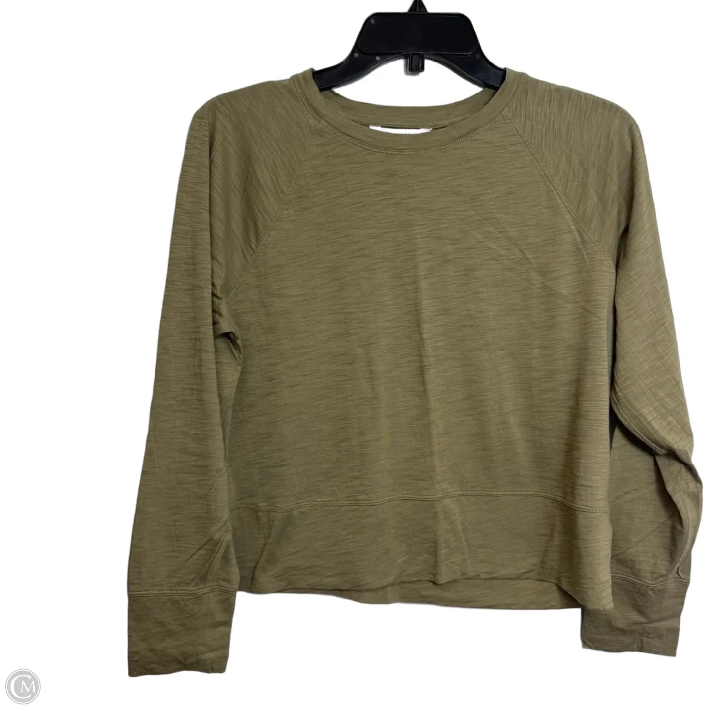 Athletic Top Long Sleeve Crewneck By Athleta In Tan, Size: S