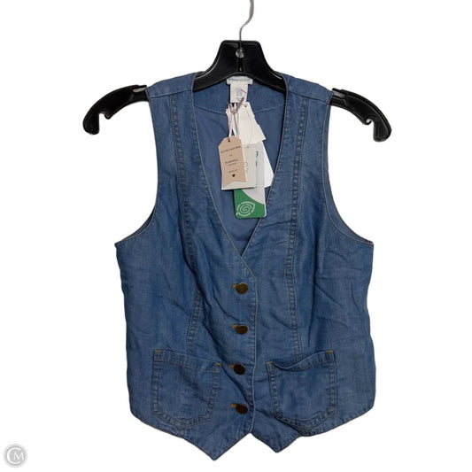 Vest Other By Sigrid Olsen In Blue Denim, Size: Xs