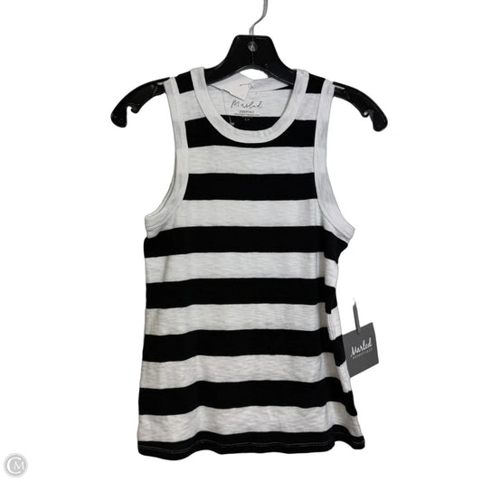 Top Sleeveless Basic By Marled In Striped Pattern, Size: S