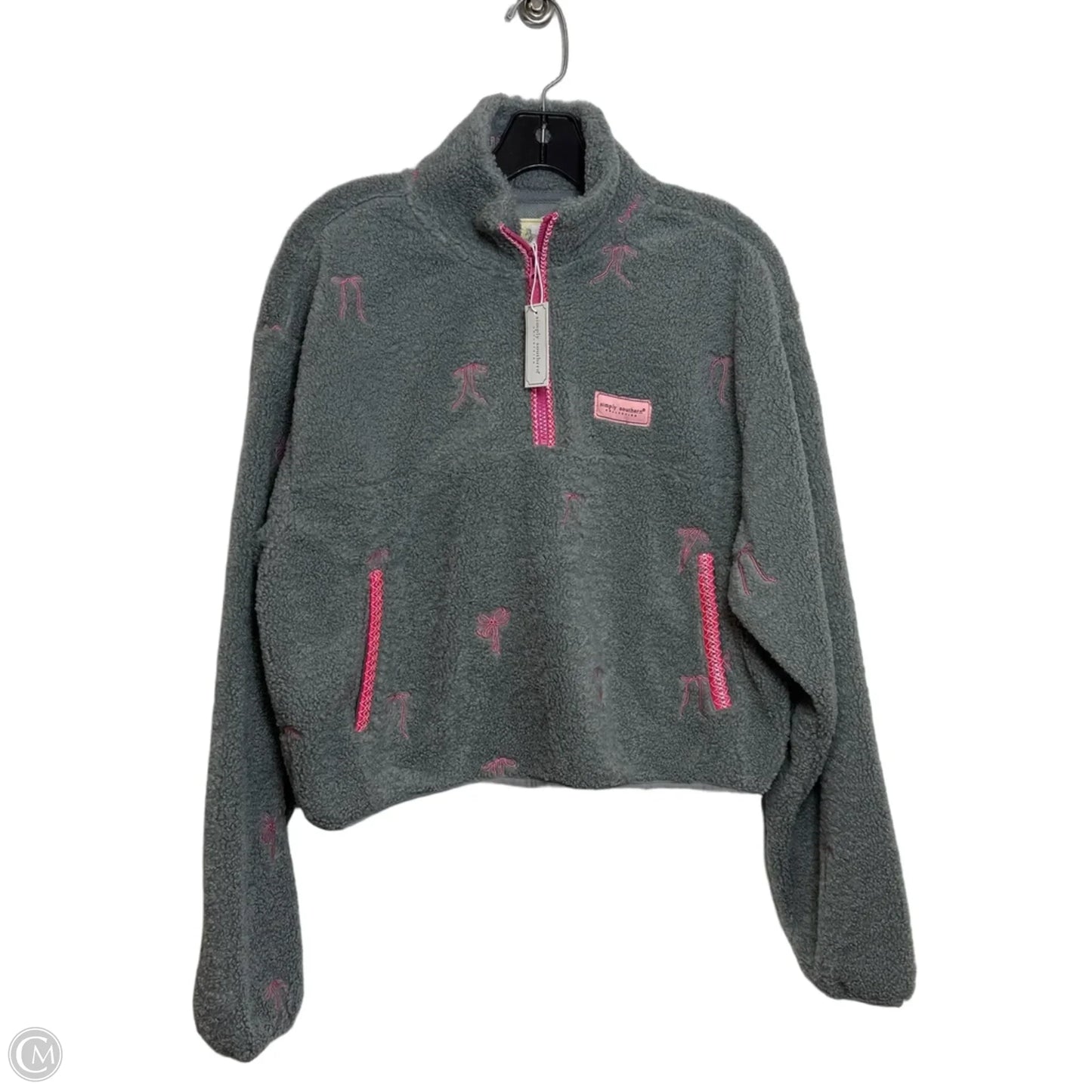 Jacket Faux Fur & Sherpa By Simply Southern In Grey, Size: M
