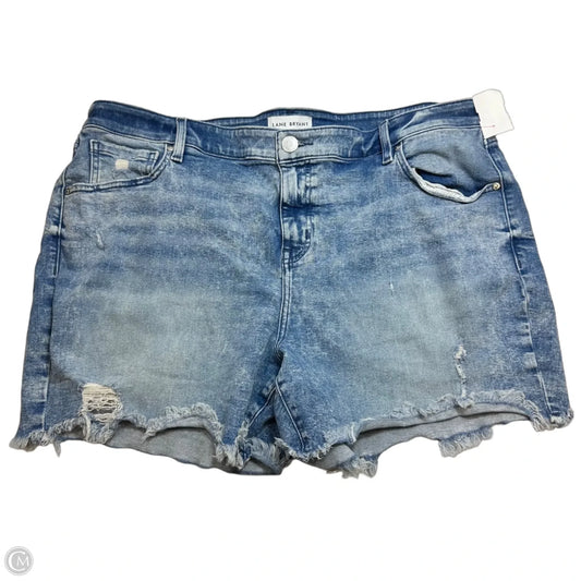 Shorts By Lane Bryant In Blue Denim, Size: 18