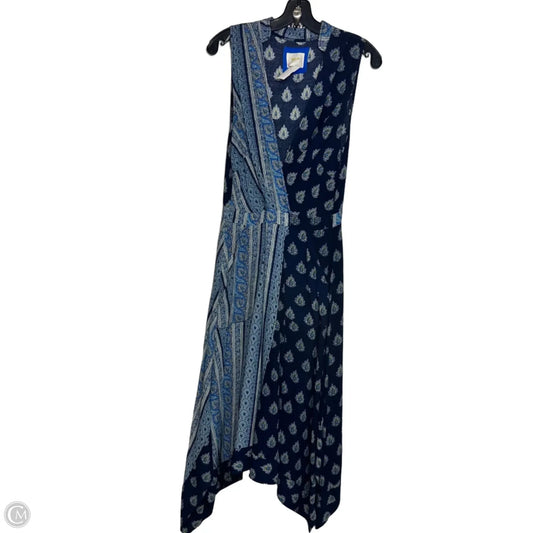 Dress Casual Midi By Maeve In Blue, Size: 8