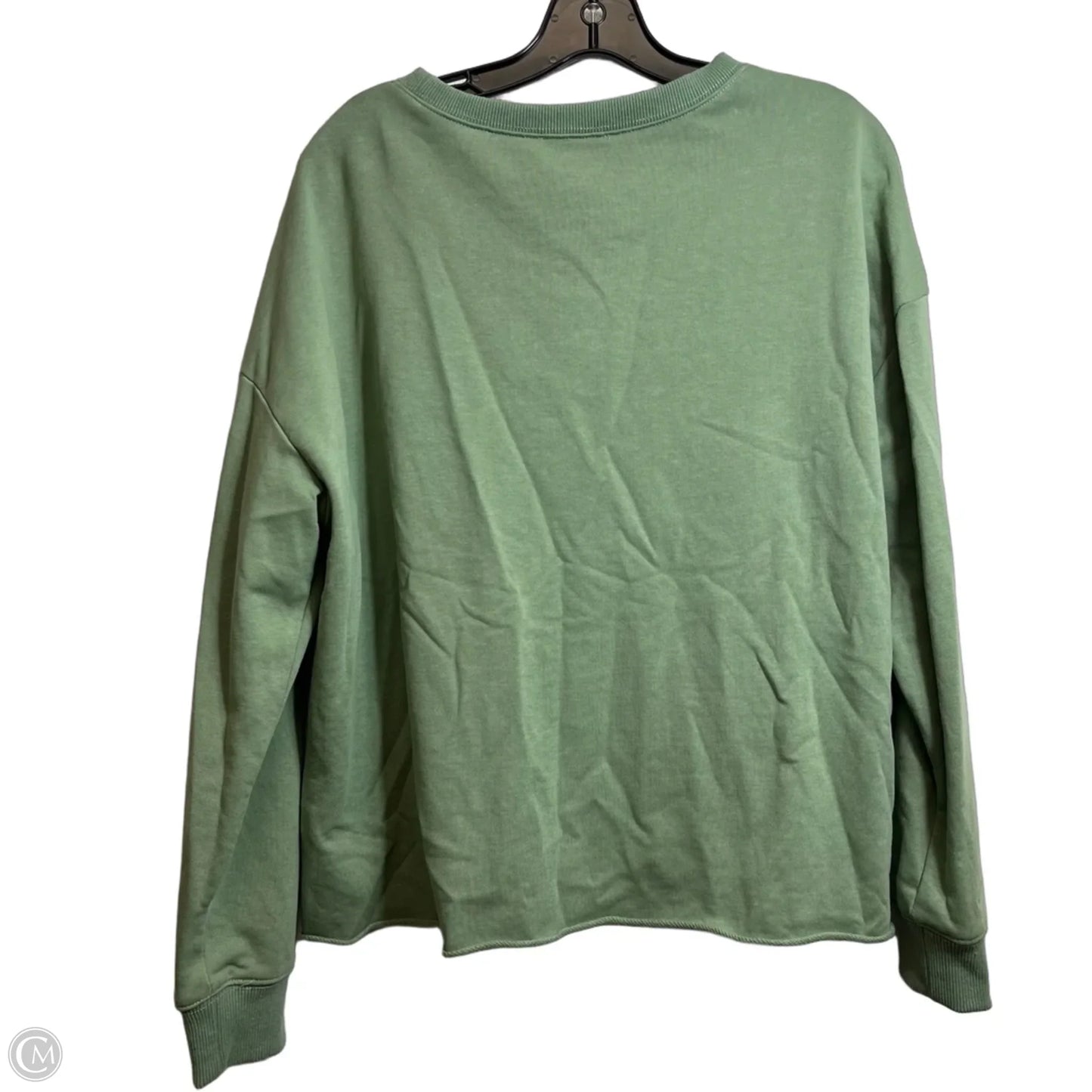 Top Long Sleeve By Newbury Kustom In Green, Size: M