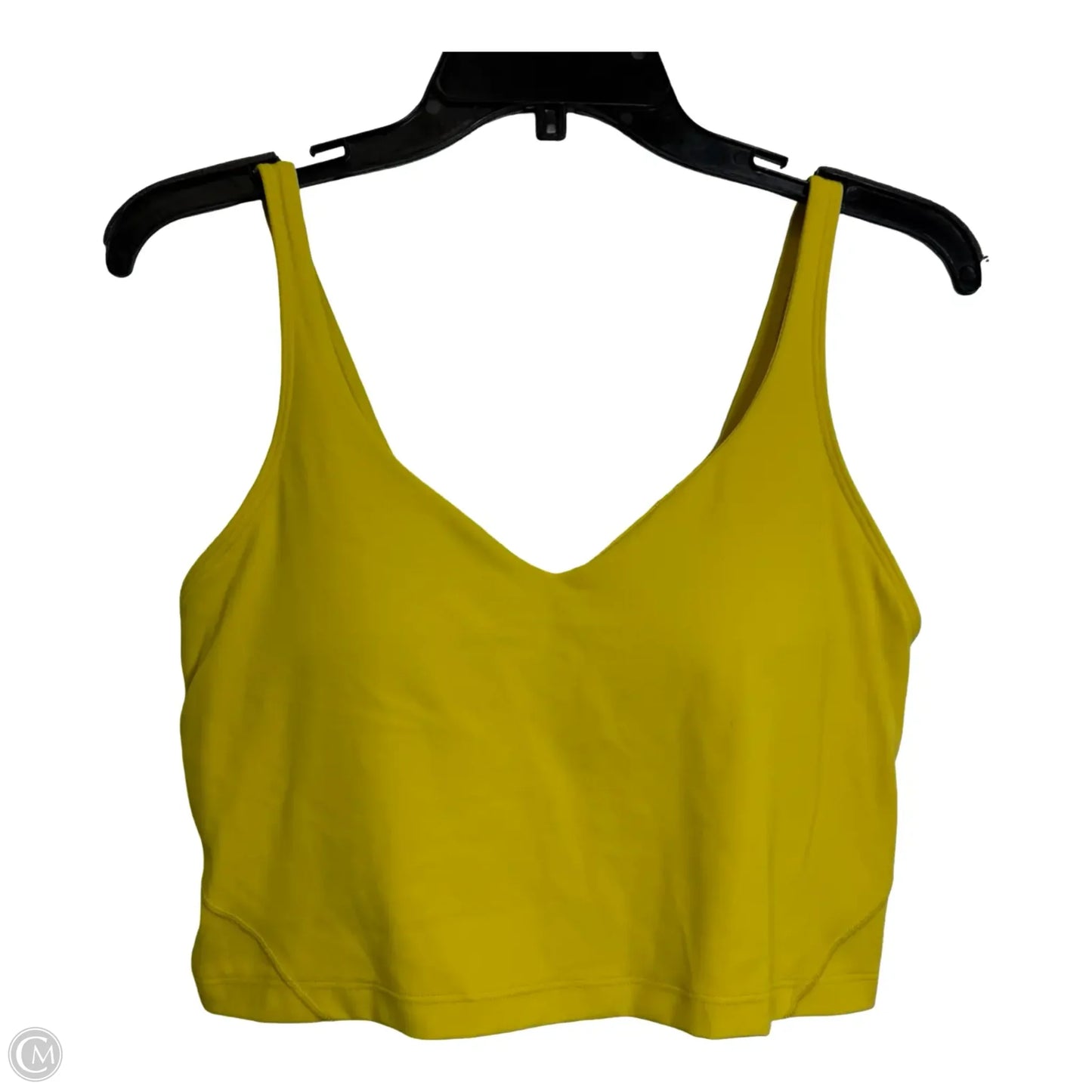 Athletic Tank Top By Lululemon In Chartreuse, Size: 12