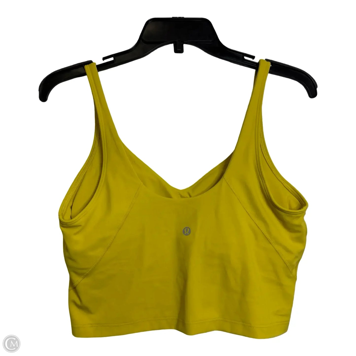 Athletic Tank Top By Lululemon In Chartreuse, Size: 12