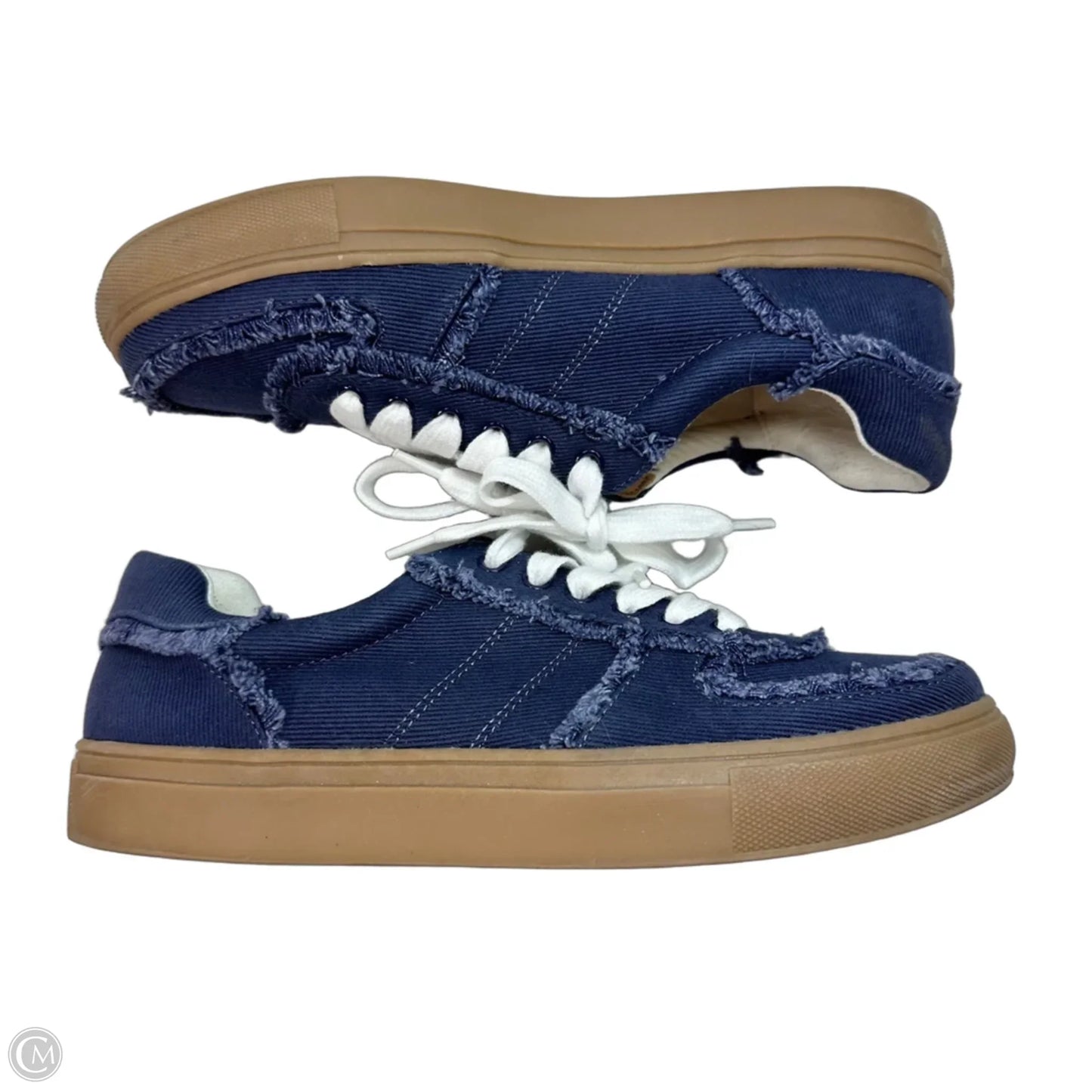 Shoes Sneakers By Loft In Navy, Size: 8