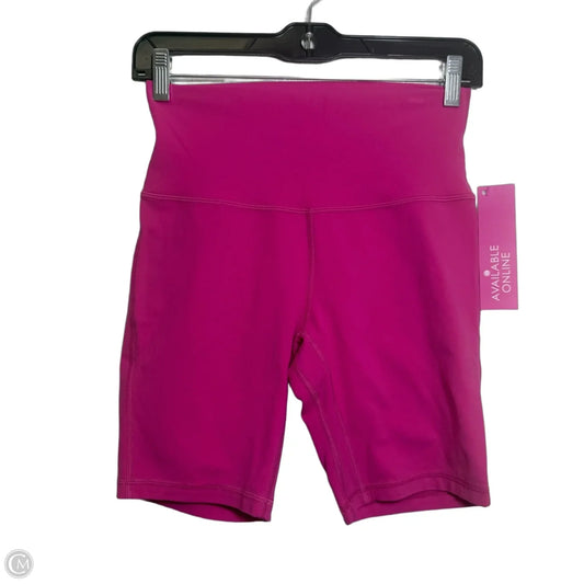 Athletic Shorts By Lululemon In Pink, Size: 6