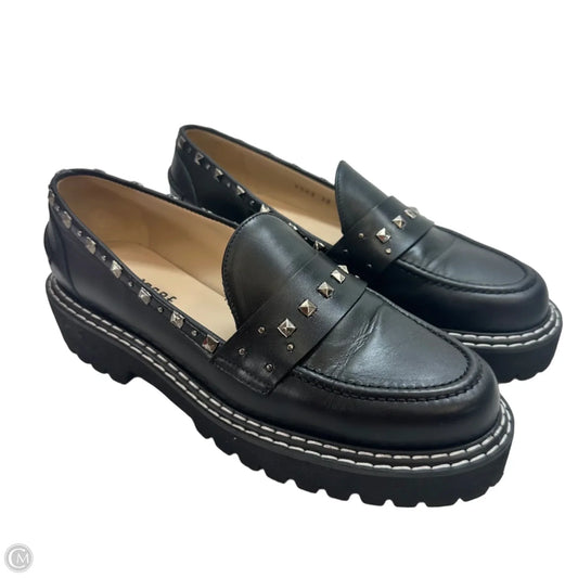Loafers Shoes Flats By JON JOSEPH In Black, Size: 38