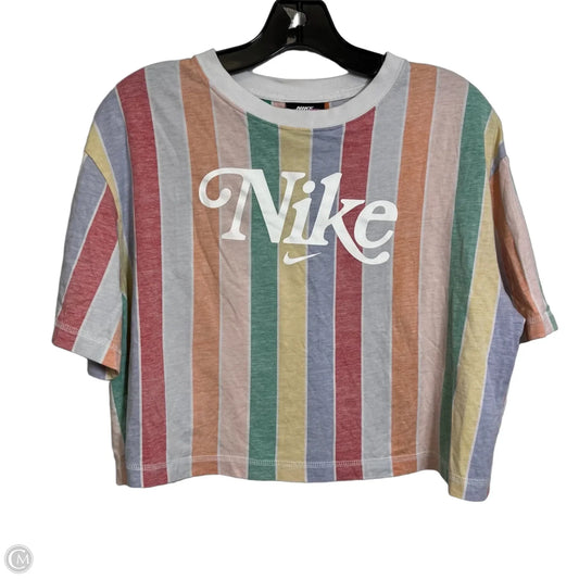 Top Short Sleeve Basic By Nike Apparel In Multi-colored, Size: M