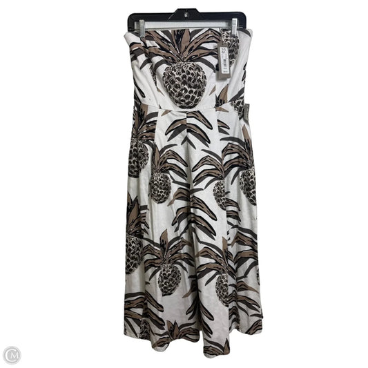 Dress Party Midi By Eva Mendes In Tan, Size: M
