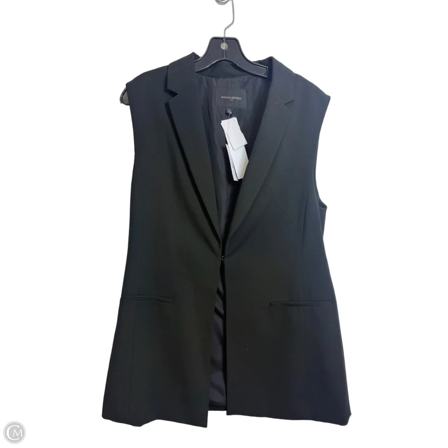 Vest Other By Banana Republic In Black, Size: M