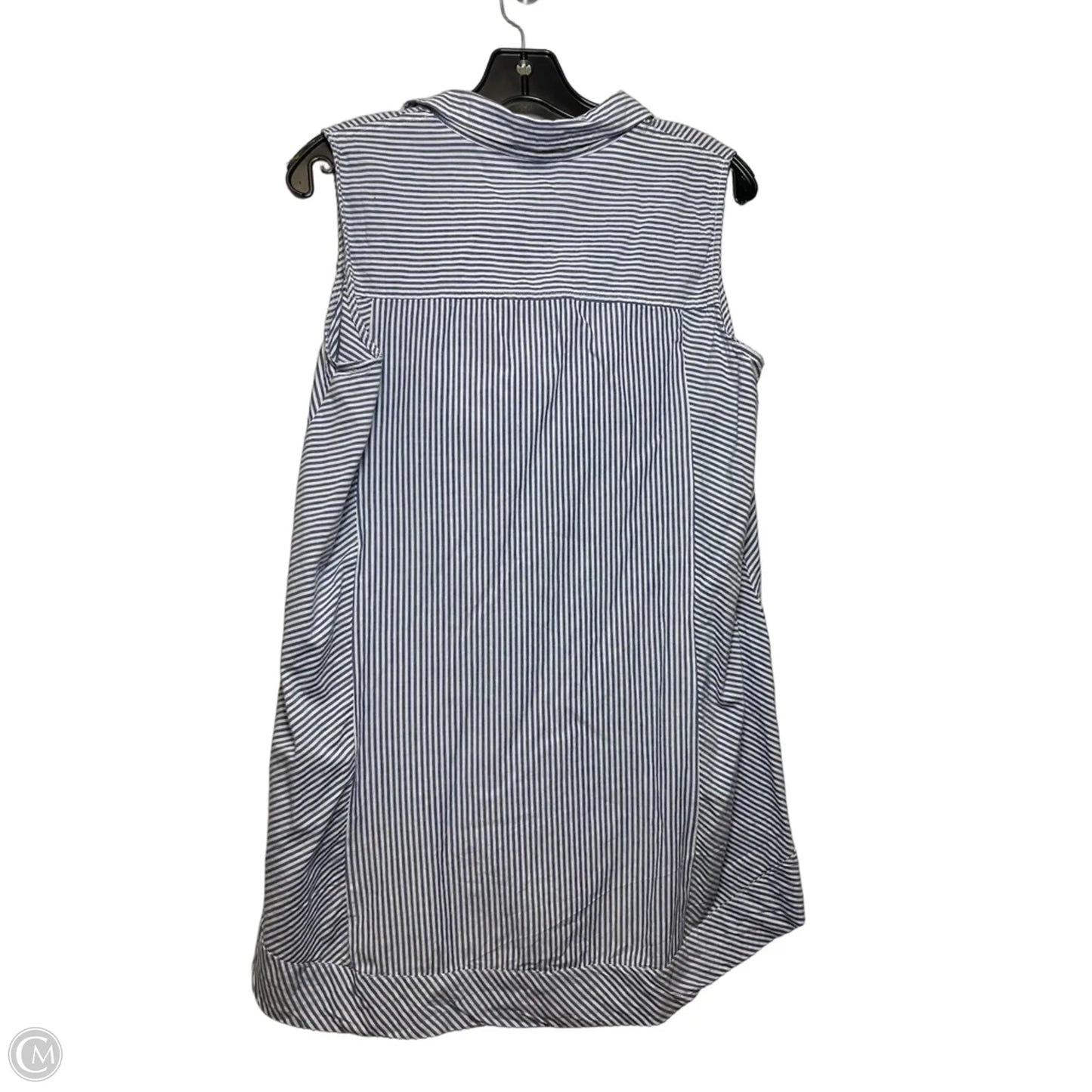 Top Sleeveless By Jones New York In Striped Pattern, Size: S