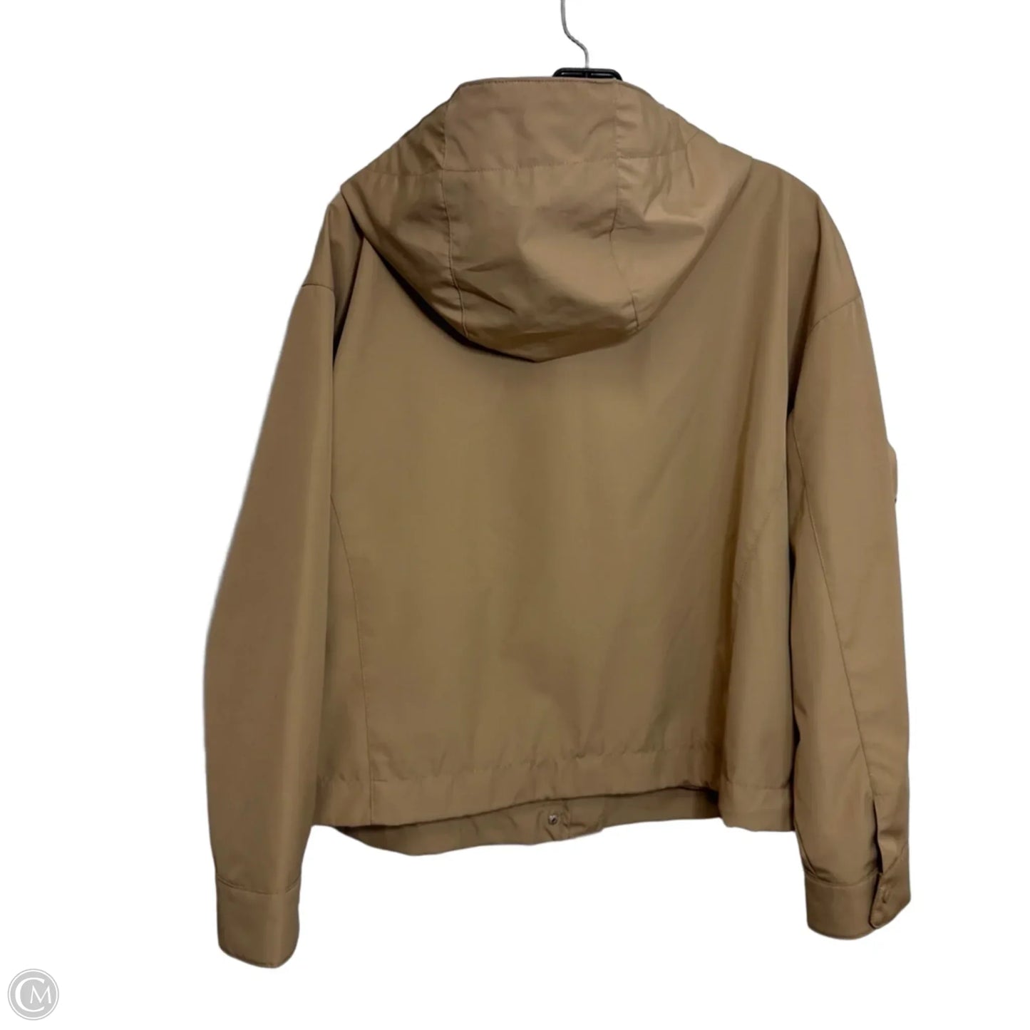 Jacket Windbreaker By Zara In Tan, Size: S