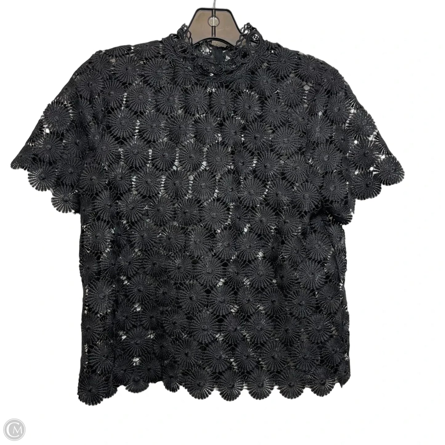 Top Short Sleeve By Sugar Lips In Black, Size: S