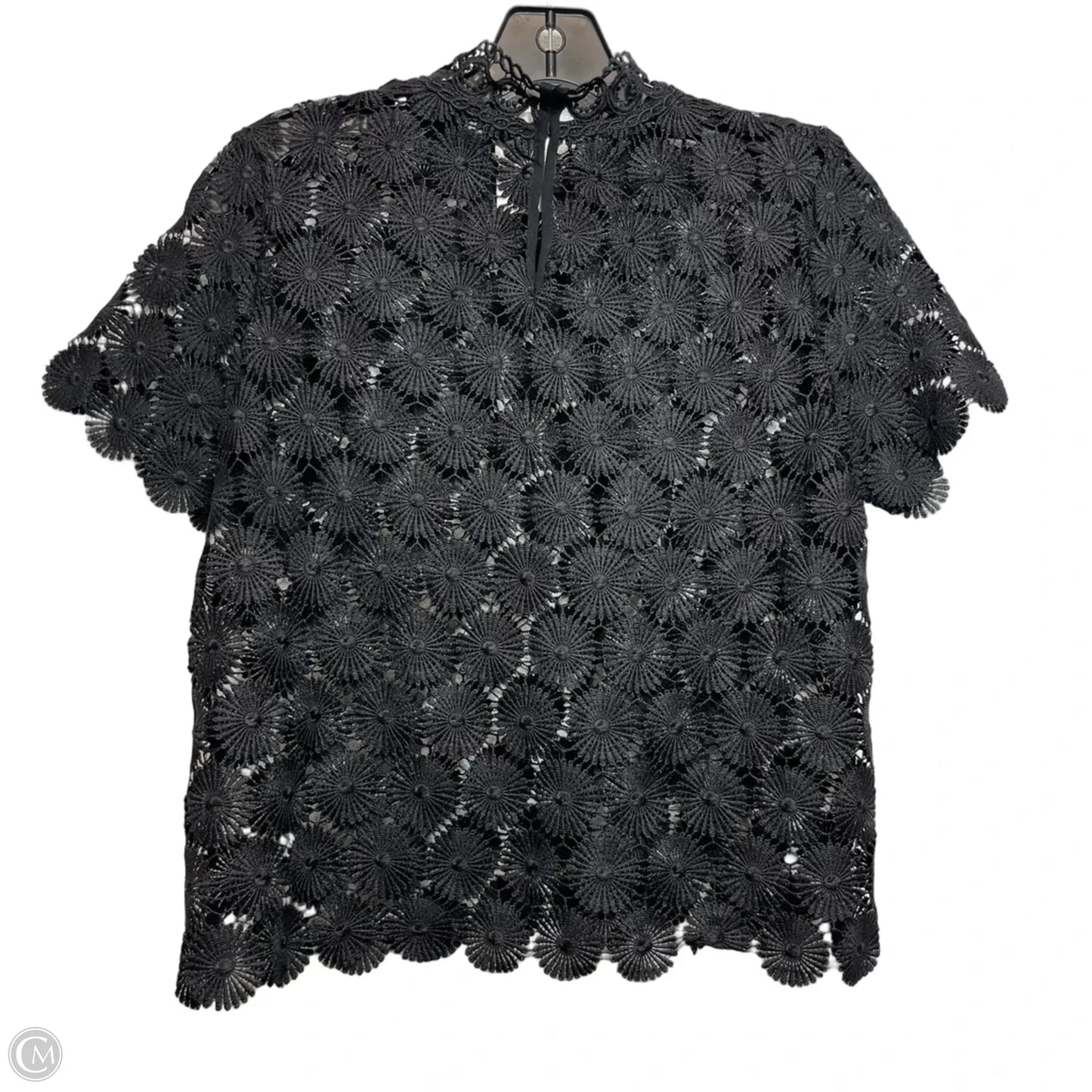 Top Short Sleeve By Sugar Lips In Black, Size: S