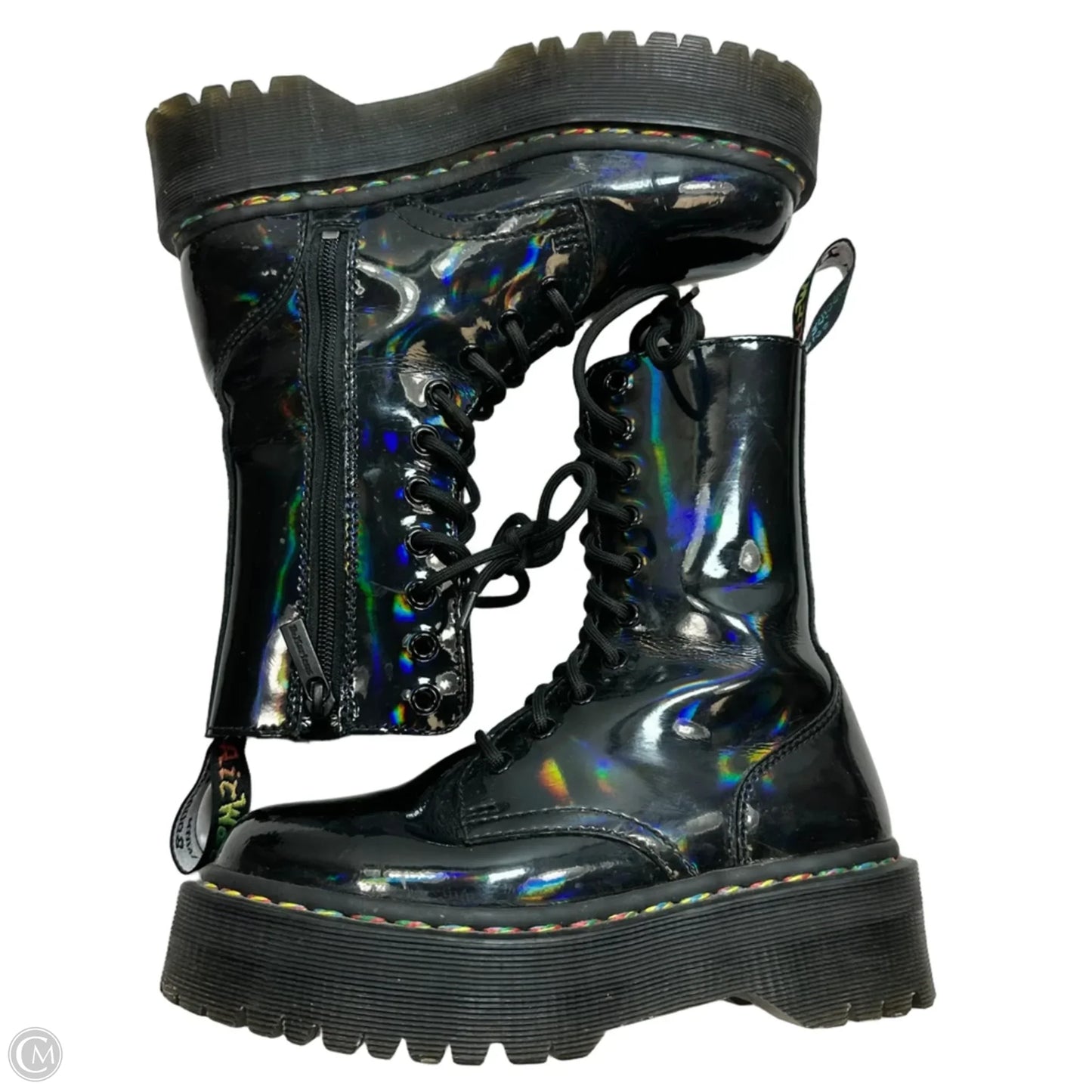 Boots Ankle Flats By Dr Martens In Black, Size: 6