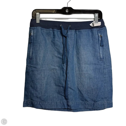 Skirt Mini & Short By Loft In Blue Denim, Size: 0