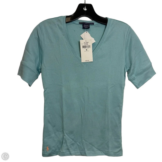 Top Short Sleeve Basic By Ralph Lauren In Multi-colored, Size: S