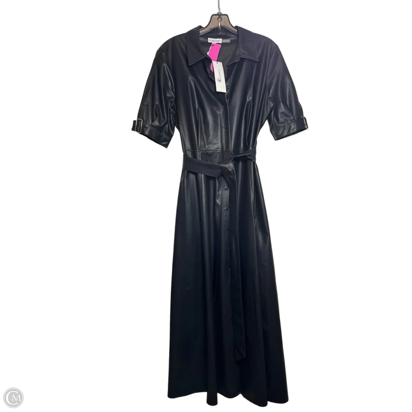 Dress Casual Midi By Calvin Klein In Black, Size: 10