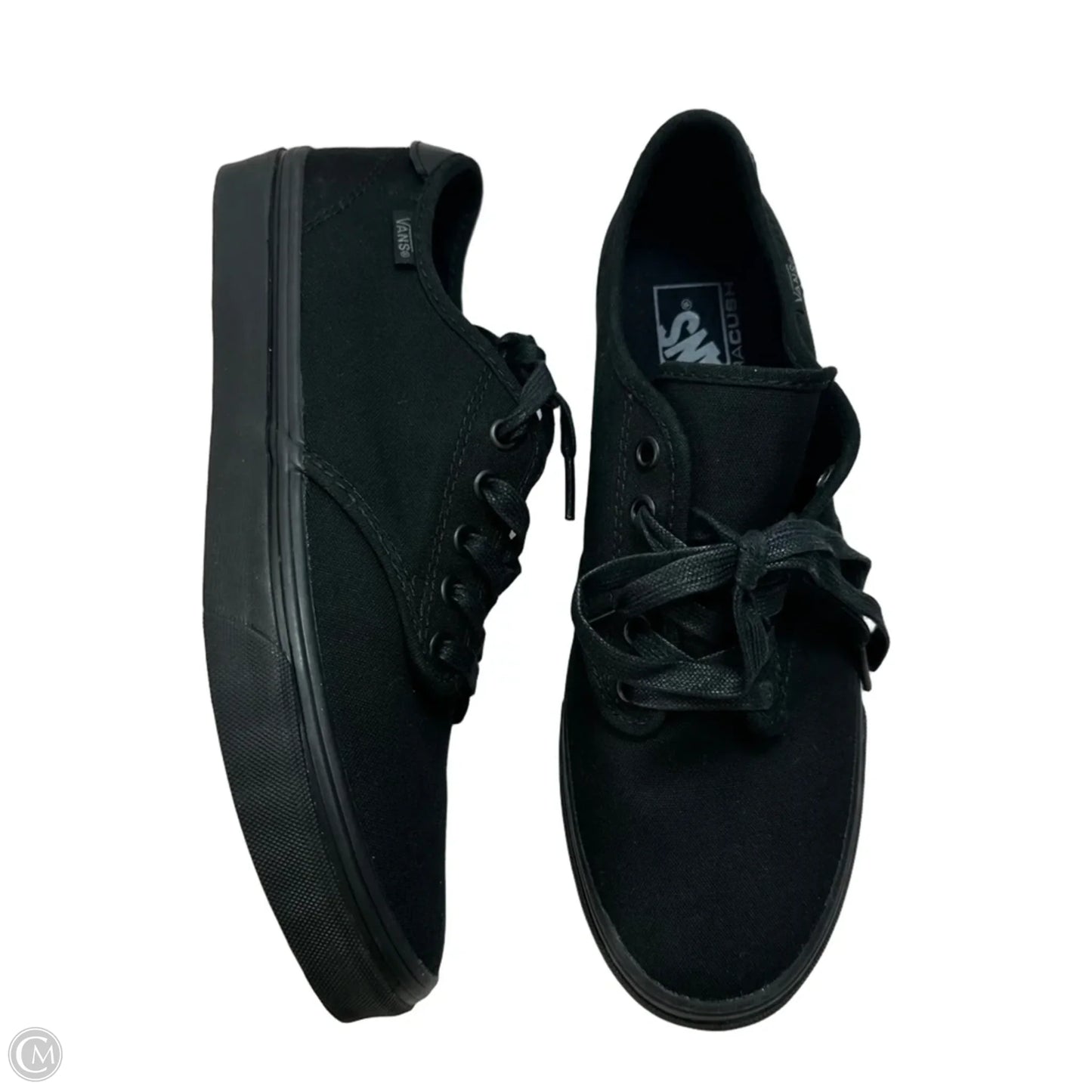Shoes Sneakers By Vans In Black, Size: 9.5