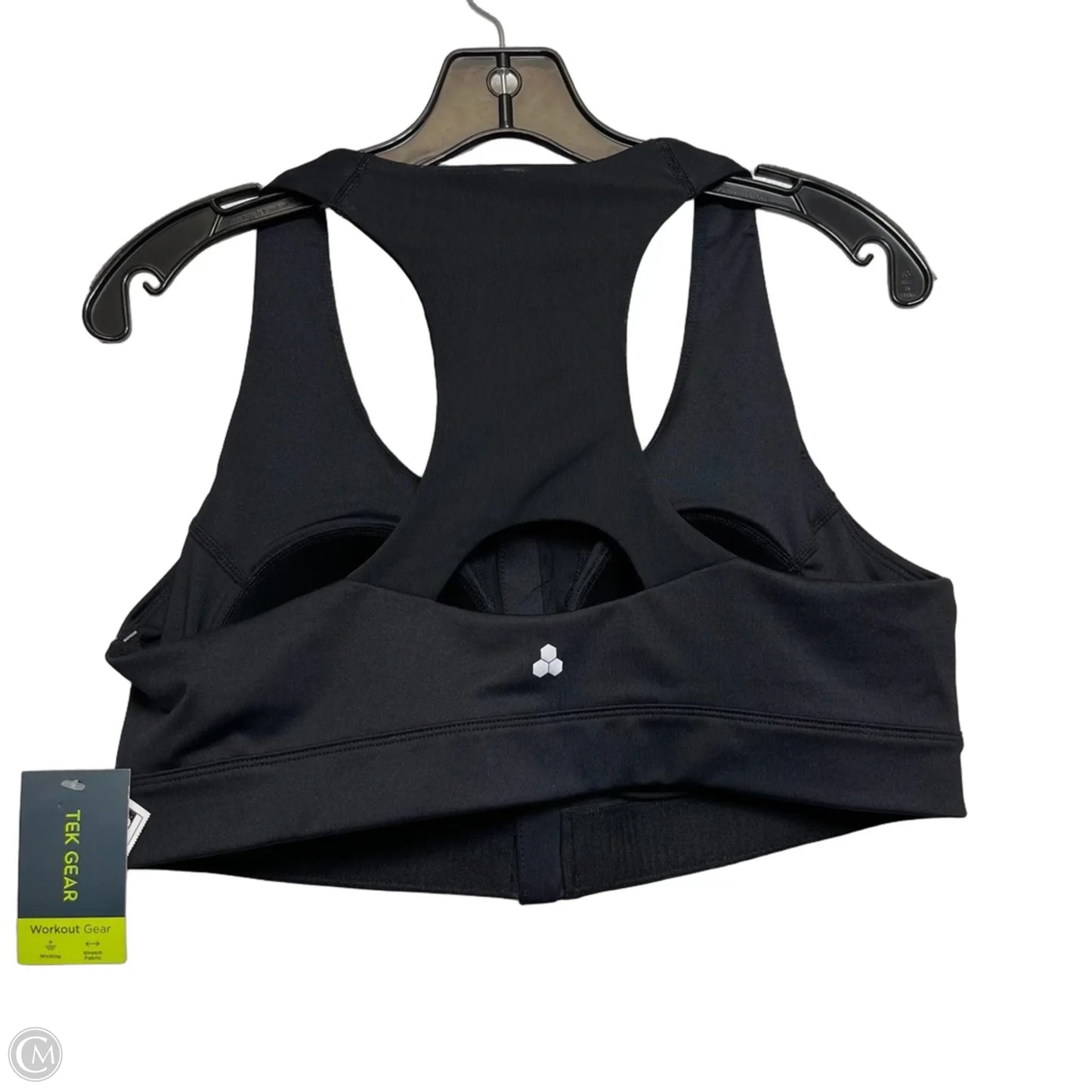 Athletic Bra By Tek Gear In Black, Size: Xl