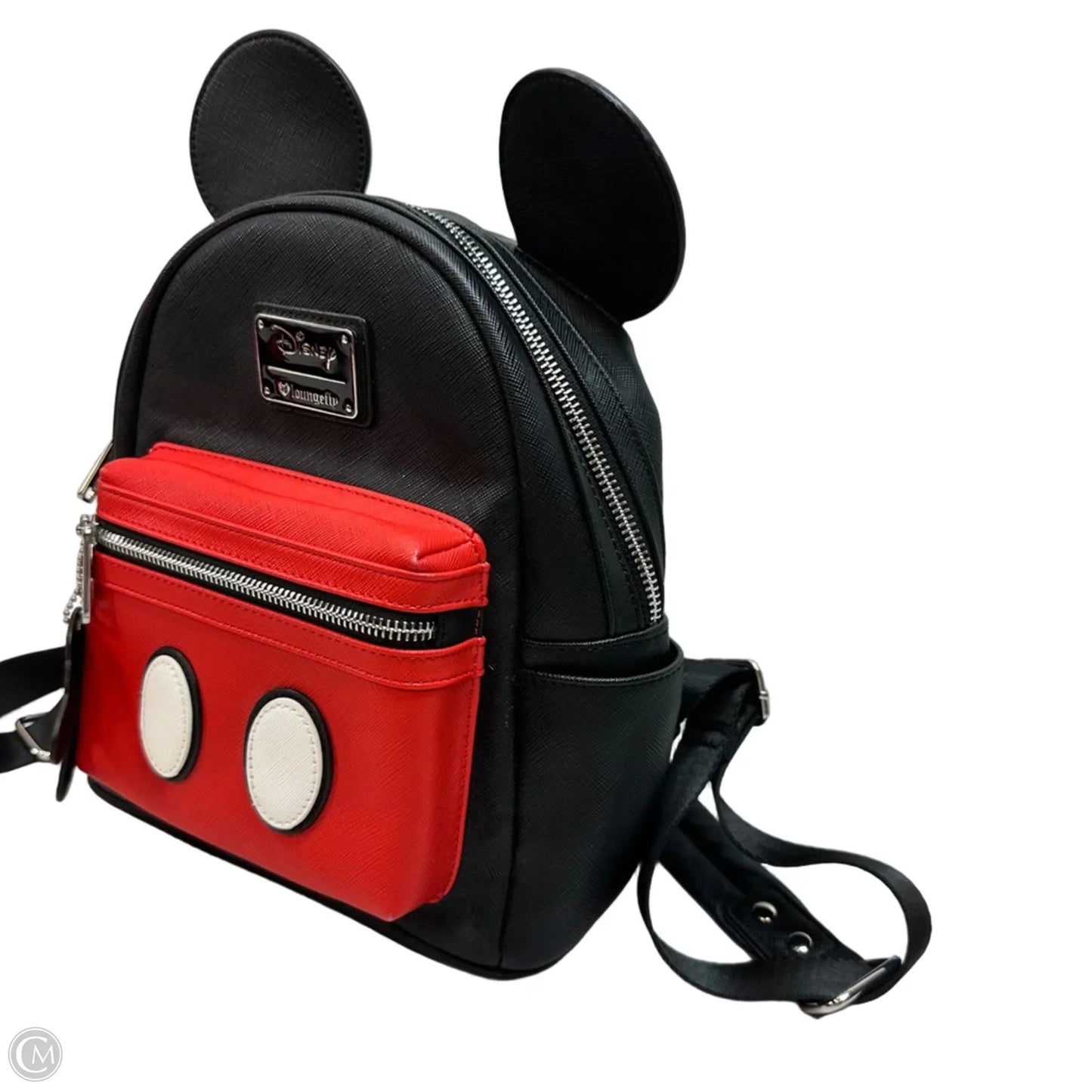Mickey Mouse Backpack By Loungefly, Size: Small