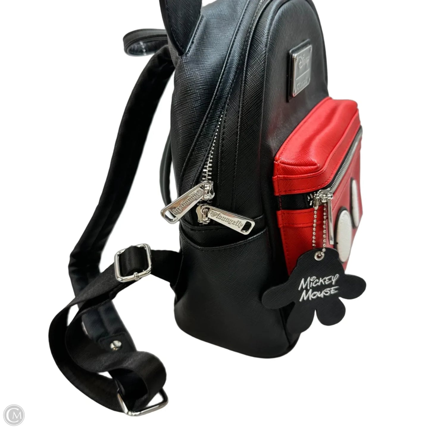 Mickey Mouse Backpack By Loungefly, Size: Small