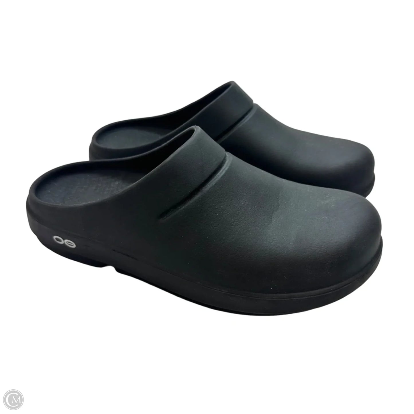 Shoes Flats By Oofos In Black, Size: 9