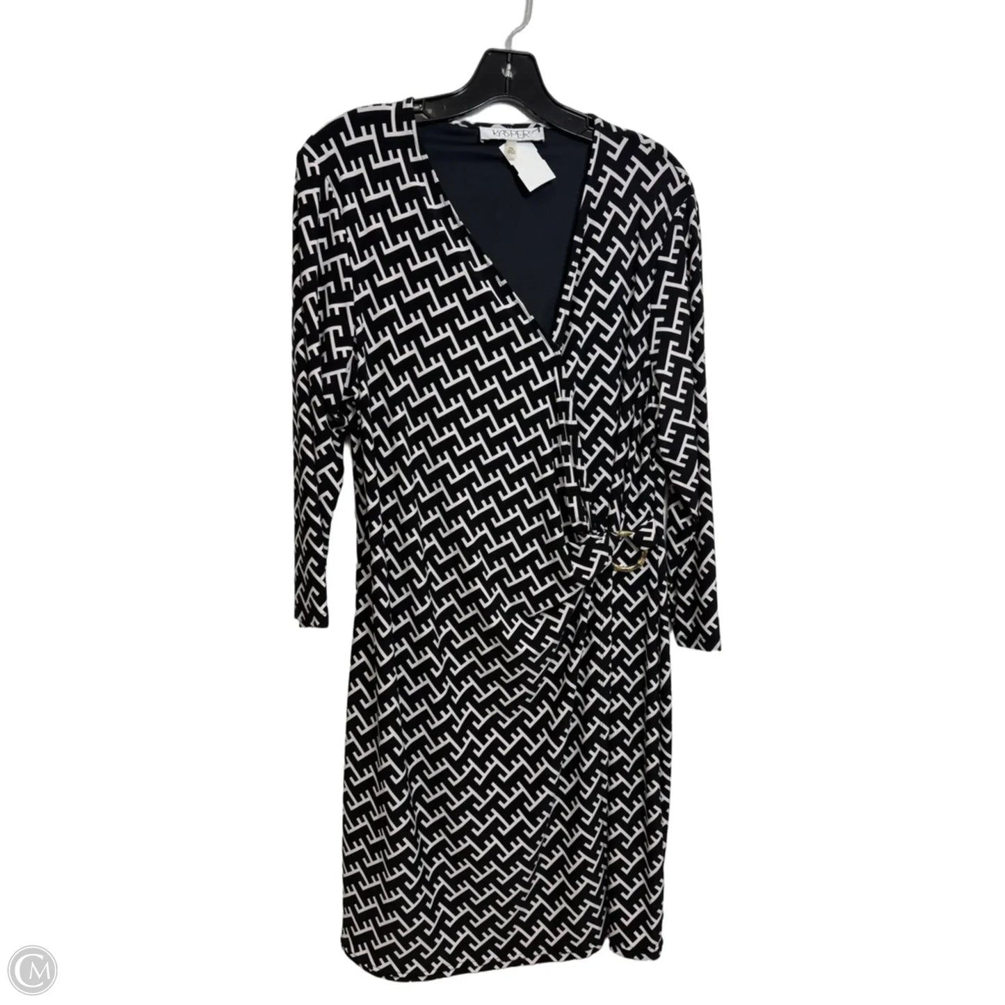 Dress Party Short By Kasper In Black, Size: Xlp