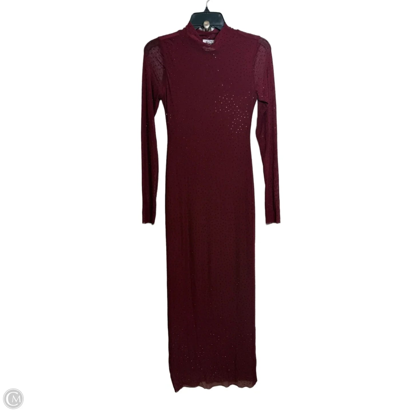 Dress Party Long By Bar Iii In Maroon, Size: Xs