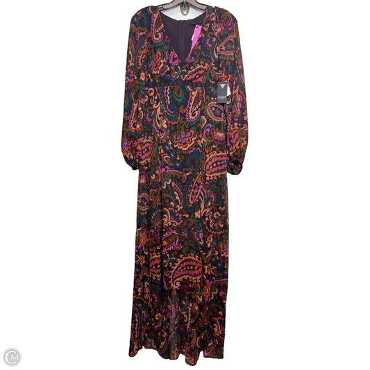 Dress Party Long By Guess In Multi-colored, Size: 4