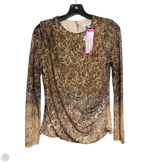 Top Long Sleeve By Bar Iii In Animal Print, Size: Xs