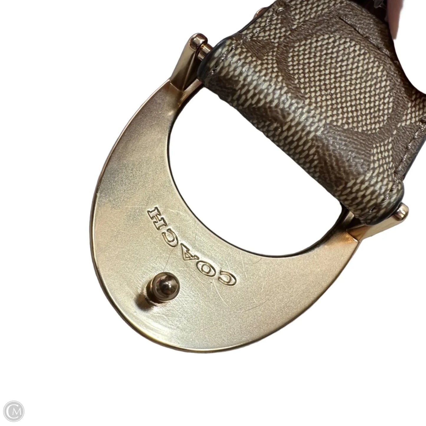 Belt Designer By Coach, Size: Medium
