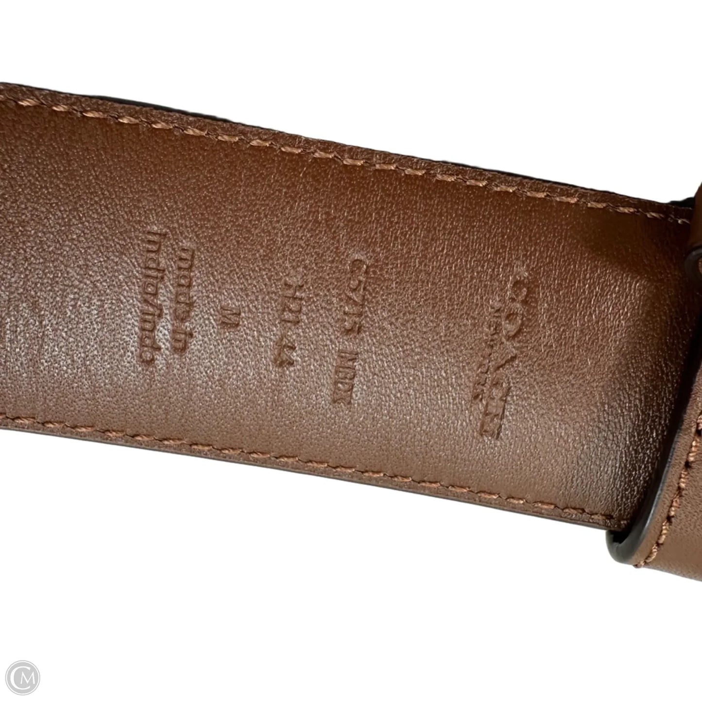 Belt Designer By Coach, Size: Medium