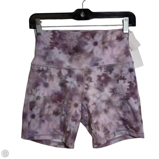 Athletic Shorts By Lululemon In Tie Dye Print, Size: 6