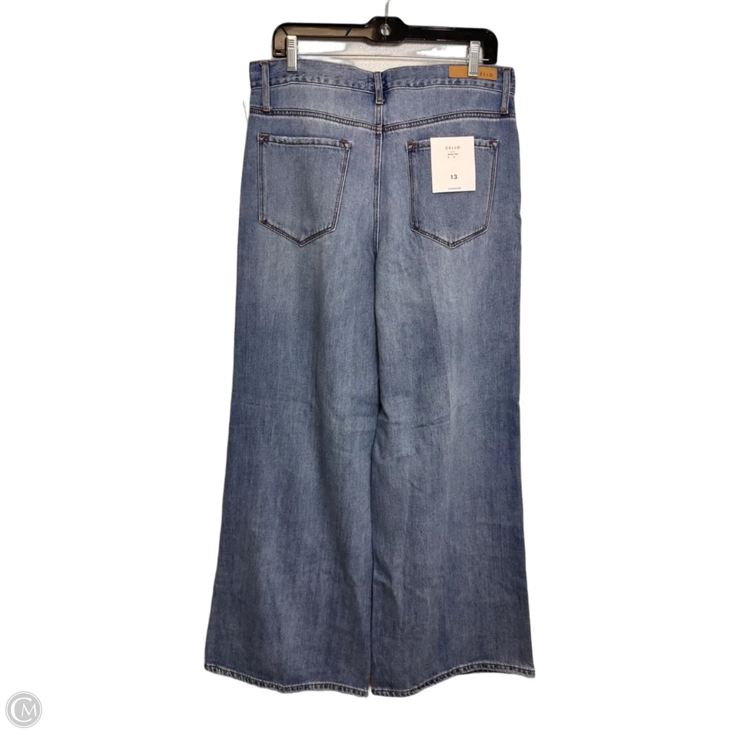 Jeans Wide Leg By Cello In Blue Denim, Size: 13