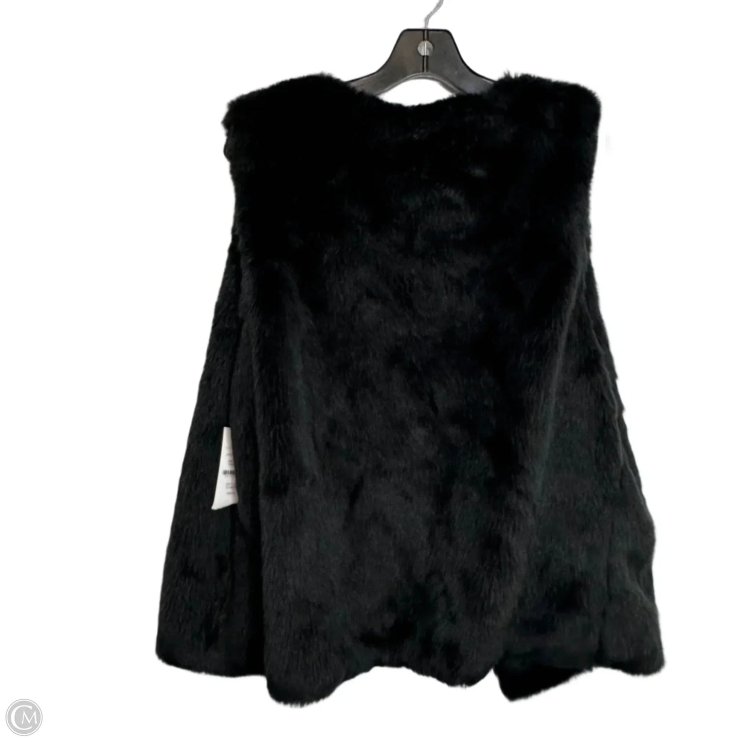 Vest Faux Fur & Sherpa By Signature Studio In Black, Size: L