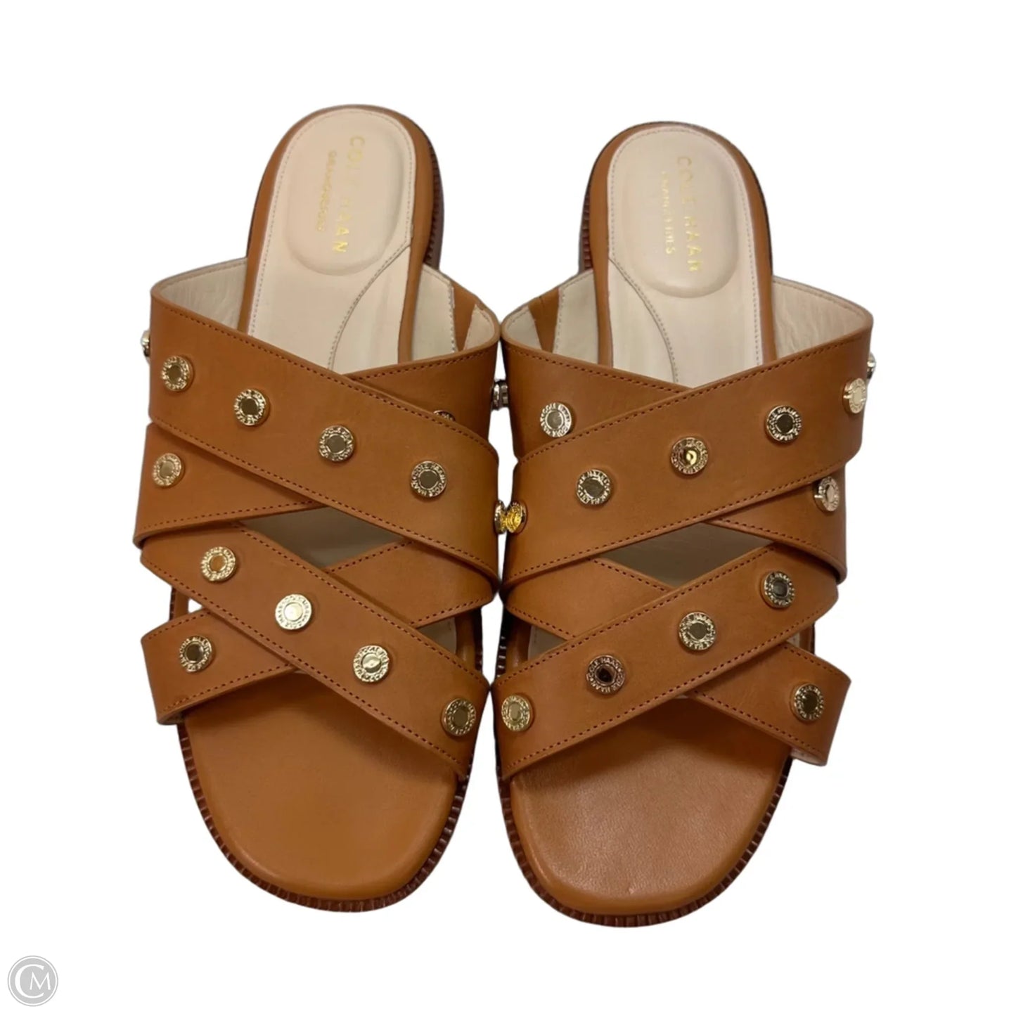 Sandals Flats By Cole-haan In Tan, Size: 9.5
